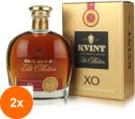 Kvint Set 2 x Coniac Kvint Elite Collection 30 Ani XO, in Cutie, 40% Alcool, 0.5 l