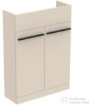 Ideal Standard I. Life S 60x21 cm-es 2 ajtós álló szekrény mosdó és fogantyú nélkül, Sand beige matt T5298NF (T5298NF)