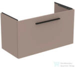 Ideal Standard I. Life S 80x37, 5 cm-es 1 fiókos fali szekrény mosdó és fogantyú nélkül, Greige matt T5294NH (T5294NH)