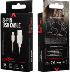 Maxlife Cablu date iPhone 1m Alb Lighting Cable Maxlife (5900495758118)