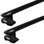 Thule Tetőcsomagtartó Thule EVO WingBar Blackkel Nissan Frontier 4-dr Pickup Normál tető 22+