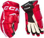 CCM JetSpeed FTWomen Red/White Senior Hokikesztyűk 12 hüvelyk