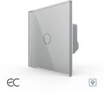 LIVOLO Intrerupator Simplu cu Variator si Touch LIVOLO din Sticla - Protocol ZigBee EC - culoare gri