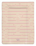  Babastar puha pelenkázó lap 50*70 cm - Rózsaszín apró maci + pillangó - babyshopkaposvar