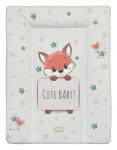  Babastar puha pelenkázó lap 50*70 cm - Levendula csillagos róka