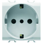Gewiss Priza schuko standard italian german 2M Gewiss Chorus alb satinat MAT GW15205 (GW15205)