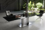  GOYA prémium üveg bővíthető étkezőasztal - 200-300cm (DLF-38007)