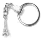Maria King Eiffel-torony medál II. kulcstartó, ezüst színben (STM-71-ku)