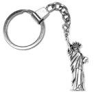 Maria King Szabadság-szobor kulcstartó, ezüst színben (STM-327-ku)