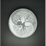 R. M. ékszer Ásványok Szelenit korong yin yang életfa 14cm (109634)