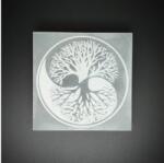 R. M. ékszer Ásványok Szelenit négyzet yin yang életfa 7-8cm (109593)
