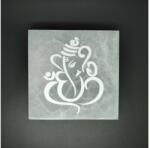 R. M. ékszer Ásványok Szelenit négyzet Ganesha 10cm (109586)