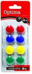 OPTIMA Táblamágnes OPTIMA 20mm 8 darabos vegyes színű (22450) - irodaszerwebaruhaz