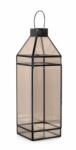 Bizzotto Set 2 felinare metal negru Siwan 16x16x52.7 cm (0140388)