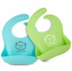 KeaBabies Силиконови Лигавници 2 Броя Син/Зелен KeaBabies (KB034-001)