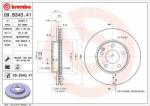 BREMBO Disc frana BREMBO 09B34341 (09B34341)