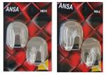 Ansa Закачалка 2-ка хром Ansa (иа361)
