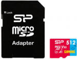 Silicon Power microSDXC 512GB A1/V30/UHS-I + Adapter (SP512GBSTXDV3V1NSP)