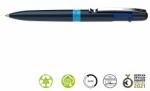 Schneider Химикалка 4 цвята със синьо тяло Take-4
