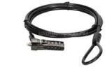 Conceptronic CUSTODIO01BS notebook kábelzár (Számzáras, Standard Lock Slot, 1, 8m) (CUSTODIO01BS) (CUSTODIO01BS)