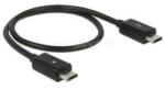 Delock Tápfeszültség-megosztó kábel Micro USB-B dugó > Micro USB-B dugó OTG (DL83570) (DL83570)