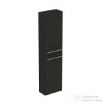 Ideal Standard I. Life S 40x21x160 cm-es 2 ajtós szekrény fogantyú nélkül, Carbon grey matt T5288NV (T5288NV)