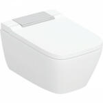 Geberit AquaClean Sela Square komplett higiéniai berendezés, fali kerámia WC, fényes króm takarólap 146.250. 21.1 (146.250.21)