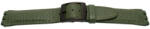  Curea piele tip Swatch 19 mm verde olive - 62736