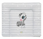  Babastar puha pelenkázó lap 75*72 cm - Szürke zebra - babastar