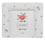  Babastar puha pelenkázó lap 85*75 cm - Levendula csillagos róka - babyshopkaposvar