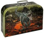 KARTON P+P Mapă din carton laminat cu mâner, închidere cu clemă metalică, A4, model Jurassic World - Oxybag