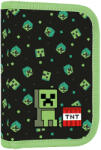 KARTON P+P Minecraft mintás tolltartó klapnis, üres, OXY NEXT Green Cube (KPP-9-95024) - mesescuccok