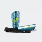 Joma SPIDER SHIN GUARDS protektorok fluo türkiz L