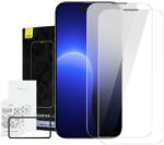 Baseus Crystal iPhone 14 Pro Üvegfólia porálló bevonattal 0.3 mm (2 db) (SGBL110102)
