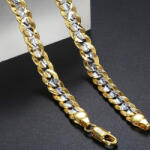  Elegance Zsófi gold filled karlánc arany - fehérarany fazonban 6 mm 18 cm - 20 cm - 22, 5 cm választható (kar - 121-17)