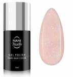 Naní ojă semipermanentă Hard Base Cover 5 ml - Nude Glimmer
