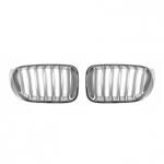  Комплект бъбреци съвместими с BMW X3/X4 series F25/F26 2014-2018 хром/сив