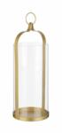 Bizzotto Set 6 suporturi lumanari metal auriu Merope 12.5x33 cm (0502649)