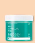 Neogen Tisztító arckorongok Dermalogy Real Charcoal Pad - 150 ml / 60 db