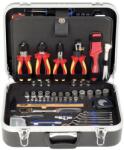 PROJAHN Trusa scule pentru electricieni PROJAHN 128 buc + Set burghie beton 6-8-10-12 mm SDS-PLUS ROCKET 3, 5 buc/set CADOU Trusa unelte