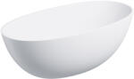 Omnires Shell M+ cadă freestanding 148x75 cm ovală alb SHELL148WWBM (SHELL148WWBM) - absulo