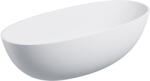 Omnires Shell M+ cadă freestanding 175x78 cm ovală alb SHELL175WWBM (SHELL175WWBM) - absulo