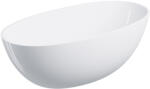 Omnires Shell M+ cadă freestanding 148x75 cm ovală alb SHELL148WWBP (SHELL148WWBP) - absulo