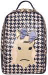 Jeune Premier Ghiozdan școlar Backpack James Houdstooth Horse Jeune Premier design ergonomic de lux 42*30 cm (JPBJ024212)