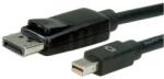 Roline Кабел ROLINE 11.99. 5637, от DisplayPort(м) към Mini DisplayPort(м), 5m, черен (11.99.5637)