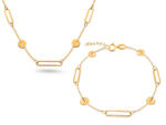 Heratis Forever Eredeti arany nyaklánc és karkötő készlet Emilia IZ30412S