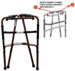 Jianlian Homecare Products Cadru de mers din aluminiu, pliabil, ruginiu