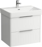 Laufen BASE Alsószekrény két fiókkal a 810964 mosdóhoz, Matt Fehér H4022921102601 (H4022921102601)