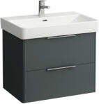 Laufen BASE Alsószekrény két fiókkal a 810967 mosdóhoz, Traffic Szürke H4023321102661 (H4023321102661)