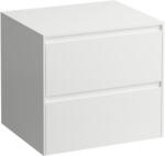 Laufen LANI Fiókos elem, 60 cm, 2 fiókkal, kivágás nélkül, Matt Fehér H4043001122601 (H4043001122601)